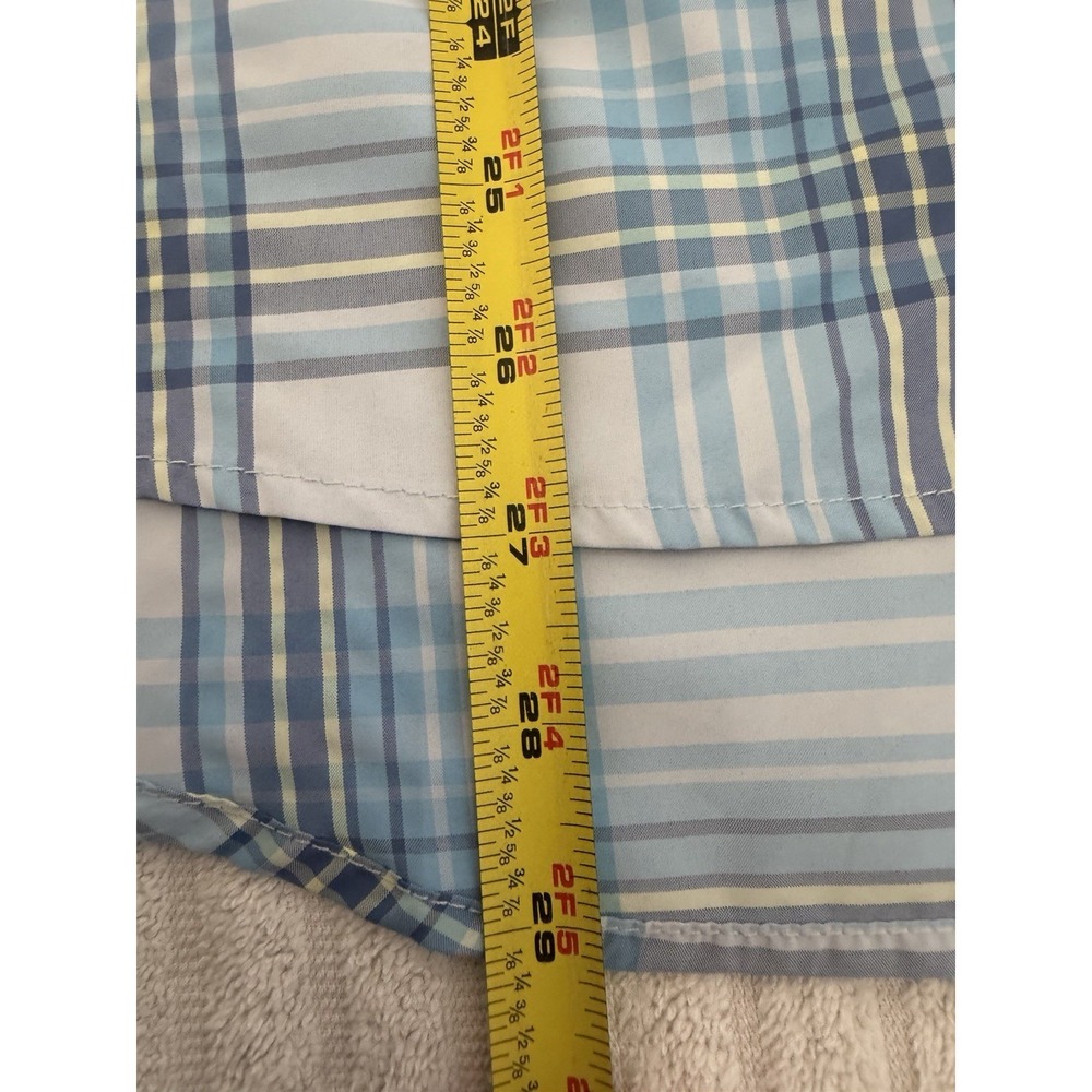 Eddie Bauerโ Women's Shirt XL Plaid Short Sleeve UPF 50 Hiking Outdoor Camping - Picture 8 of 14